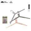 Tools Mobi Garden Exquisite Camping Outdoor folding Coat Hanger Aluminium Alumy Portable Small Easy Storage Light耐久性ハンガー