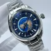 mens watch world time designer watches high quality mechanical automatic moonwatch 41mm luxury watch Luminous waterproof watch 904L steel 2813 Movement u1 AAA