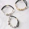 Haarclips 2024 Fashion Sweet Holder Band Cute Women Girls Frosted Imitatie Pearl Rope Gift Groothandel