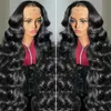 40 Inches HD Lace Frontal Wig 13X4 Transparent Human Hair Body Wave 250 Density Glueless 5X5 Closure Wigs for Women