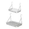 Hangers Balcony Folding Shoe Drying Rack Clothes Airer Stainless Steel Laundry Towel Storage 36/100 Hook Clips