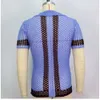 Polo en tricot à manches courtes pour hommes, Streetwear décontracté, boutonné, ajouré, respirant, rayé, hauts contrastés, vêtements d'été