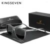 Солнцезащитные очки KINGSEVEN BOUTIQUE, алюминиевая мужская оправа TR90, поляризационные женские квадратные очки UV400