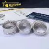 Designer Jewelry Hot Selling S925 Ready To Ship High Quality Rings Pass Diamond Tester 925 Silver Hip Hop D VVS Moissanite Men Ring