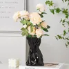 Vasen, moderne Vase, Ornament, elegante Keramik für Heimdekoration, Kapazität, Blumenarrangement, Bücherregal, Tischdekoration
