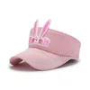 Czapki czapki Summer Baby Visor Hat Cartoon Rabbit Peaked Cap Kids Toddler Outdoor Sport Sport Casual Słońce Oddychający dzianina Elastyczna Drop Deliv Otxvn