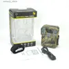 Jacht Trail Camera's Visuele Jacht Trail Camera Nachtzicht Infrarood 16MP HD 1080P Outdoor Wildlife Foto Tra Ultra HD Video Resolutie Camera Q240321