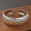 Bangle Silver Color Cuff Bangles Women Men Bride Wedding Bracelet Africa Arab Ethiopian Jewelry Charm Girl Nicely Party Gifts