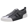 Casual Schuhe Männer Leder Wohnungen Plattform Schuh Weiche Sohle Sport Turnschuhe männer Bequeme Spitze-up Zapatos Hombre SS23868