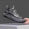 HBP Non-Brand wholesale new style mens leather sneakers running pu sport shoes