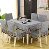 Pano de mesa grosso toalhas de mesa capa de cadeira baixo luxo almofada de alta qualidade múltiplas opções casamento decoração para casa conforto