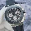 Zakelijk mode-polshorloge AP-polshorloge Royal Oak Offshore-serie 26420SO Pandaplaat Datumtimingfunctie 44 mm Automatisch mechanisch herenhorloge