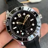 Ceramic Bezel Men's Watch 43mm Automatisk mekanisk rörelse Lysande safir Vattentät rörelse Självlindande modeklocka265b