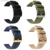 Horlogebanden Vervanging band 18mm 20mm 22mm Sport Nylon Band Riem Weave Stof band Quick Release Metalen gesp Polsbandjes Y240321