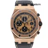 Celebrity Na rękawe Zegarek na nadgarstek AP Royal Oak Offshore 18K Rose Gold Automatyczne mechaniczne męskie zegarek 26470or Sinone Hand Luksusowy zegarek 26470or Oo A002CR.01