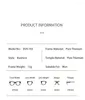 Montature per occhiali da sole Montatura da vista in titanio puro Occhiali rettangolari Business IP Placcatura Occhiali super leggeri Occhiali a montatura completa Occhiali da vista da uomo
