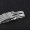 Slipare Heimdallr Mesh Watch Strap for NTTD Steel For Watch Titanium Sea Ghost 20mm rostfritt stål Watch Mens Armband Series Band