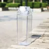 Water Bottles Hemoton Plastic Bottle Milk Drink Juice Container Empty Storage Leak Proof Cup Beverage