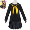 Costumes de cosplay Anime Kujika Rise, perruque de jeu de rôle, uniforme scolaire japonais JK pour femmes, sexy, fête d'halloween, setC24321