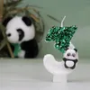 Party Supplies Creative Digital Candles Cute Panda Birthday Cake Candle Atmosphere Scene Decoration