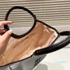 Sac à main en cuir lisse pour femmes, fourre-tout de grande capacité, sacs de Shopping avec lettres imprimées, bourse Hobo de styliste de haute qualité