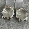 Cassa dell'orologio in acciaio inossidabile con vetro zaffiro a movimento costante stile ostrica da 39 mm con fondo denso, adatta per movimento NH35/36