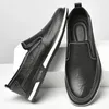 Sıradan ayakkabılar el yapımı loafers erkekler moda rahat erkekler sürüş daireleri gerçek deri erkek klasik orijinal stil mokasen