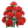 Couronnes de fleurs décoratives, plantes artificielles, clématites violettes, décoration de jardin de maison, livraison directe, fournitures de fête Festive Otz8X