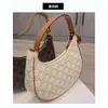 beach designer bag Spinning Door AVA Underarm Bag Old Flower celies Internet Celebrity Fashion Shoulder Half Round Crescent Female