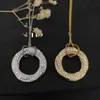 DAVID ManYur bijoux de marque de luxe américaine de qualité supérieure en argent 925 collier rond plein de diamants pour les femmes cadeau de charme 240311