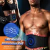 Slimmbälte EMS Intelligent ABS Massage Machine Midja Viktminskningscoach Bodikens viktminskning Anti Fat Fitness Belt Pulse Muscle Stimulator Hälsovård 240321