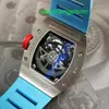 RM Watch Schweizer Uhr Taktische Uhr RM010 Weißgold 48*39,30 mm
