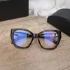 Gafas de sol La montura de las gafas se puede combinar con lentes miopes Rostro femenino Maquillaje transparente fino Hombre Ins Wind 18WF
