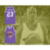 Personnalisé n'importe quel nom n'importe quelle équipe PURPLE 23 SPACE JAM TUNE SQUAD MAILLOT DE BASKETBALL Tous cousus Taille S M L XL XXL 3XL 4XL 5XL 6XL Qualité supérieure