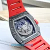 Top RM Watch Titanium Watch RM011 NTPT Carbon Fiber Lotus Team Limited Edition Fashion Leisure Business