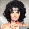 Bandanas Headband Curlywigs Lace Front Human Hair Headbands Headdress Drop Delivery Dhffz