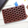 Moldes de cozimento JX-LCLYL 55-cavidade Mini Coffee Bean Silicone Mold Chocolate Biscoito Bolo Decoração Molde