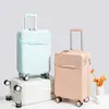 Coffre à bagages multifonctionnel à ouverture frontale de 20 pouces, valise petite et légère, boîte de voyage version coréenne de 24 pouces 240319