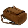 Sac à dos vintage en cuir véritable pour hommes, simple, en cuir de vache, de styliste, grande capacité, sac de voyage, sacs à livres de luxe