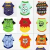 Abbigliamento per cani Camicia per cani di Halloween T-shirt per animali domestici per cuccioli Abiti per costumi da fantasma Abiti per cuccioli di zucca carini per gatti di piccola taglia Pet Drop Dh0Cg