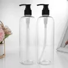 Liquid Soap Dispenser 4 Pcs Hair Conditioner Emulsion Bottle Travel Accessories Container Shampoo Press Pump Refillable