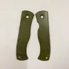 Verktyg 1 Par G10 / Flax Micarta Material Fold Knivgrepphandtag för Emerson CQC7 Knivar Skala DIY gör tillbehörsdel Byt ut