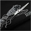 Hair Scissors Jaguar Gm45 Professional Barber 6.0 9Cr 62Hrc Hardness Cutting / Thinning Sier Shears With Case Drop Delivery Products C Otacl