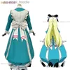 Cosplay Anime Costumes Anime Gushing Over Magical Girls Rollspel Morino Korisu Rollspel Morino Korisu Wig Maid Dress Halloween Party Setc24321