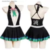 cosplay Costumi anime Kanroji Mitsuri gioco di ruolo dai Kanroji Mitsuri costume da bagno abbigliamento donnaC24321