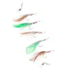 422PCS Fishing Hooks Zestaw nylonowe platformy linii rybnej sznurek z koralikami obrotowe pióra LUMINY LURES 240313