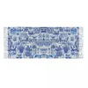 Scarves Customized Printed Delft Blue Chinese Porcelain Vases Pattern Scarf Winter Fall Warm Antique Oriental Toile Shawls Wraps