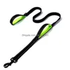 Hundhalsar Leases Outdoor Travel Training Chain Heavy Duty Double Handled för ER -kontroll Säkerhet Dual Drop Delivery Home Gard Dhhda