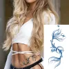 Tattoos 100Pcs Wholesales Small Juice Ink Temporary Tattoo Lasting 15 day Snake Arrow Feather Rose Body Art Sticker Man Tatoo Arm Women