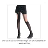 Women Socks Gothic Asymmetrical Pantyhose Solid Color Sexy Hollow Out Irregular Suspender Garter Tights Ripple Hole Stockings 37JB